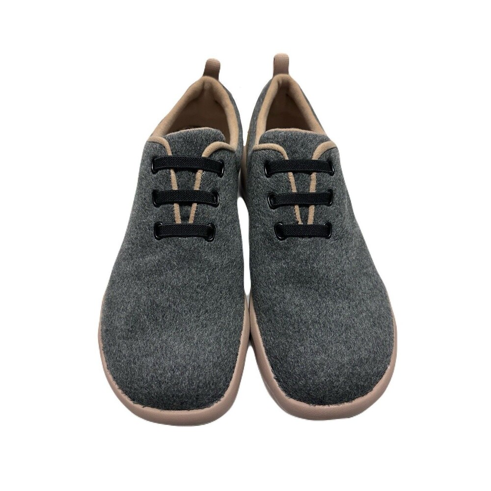 NEW UIN Womens Size 10.5 Wool Segovia Comfort & Walking Sneaker Shoes Deep Grey - Picture 5 of 11